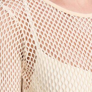 VIX - AVERY SHORT COVER UP - OFF WHITE - SIZE LARGE